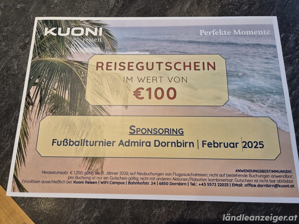 Reisegutschein KUONI