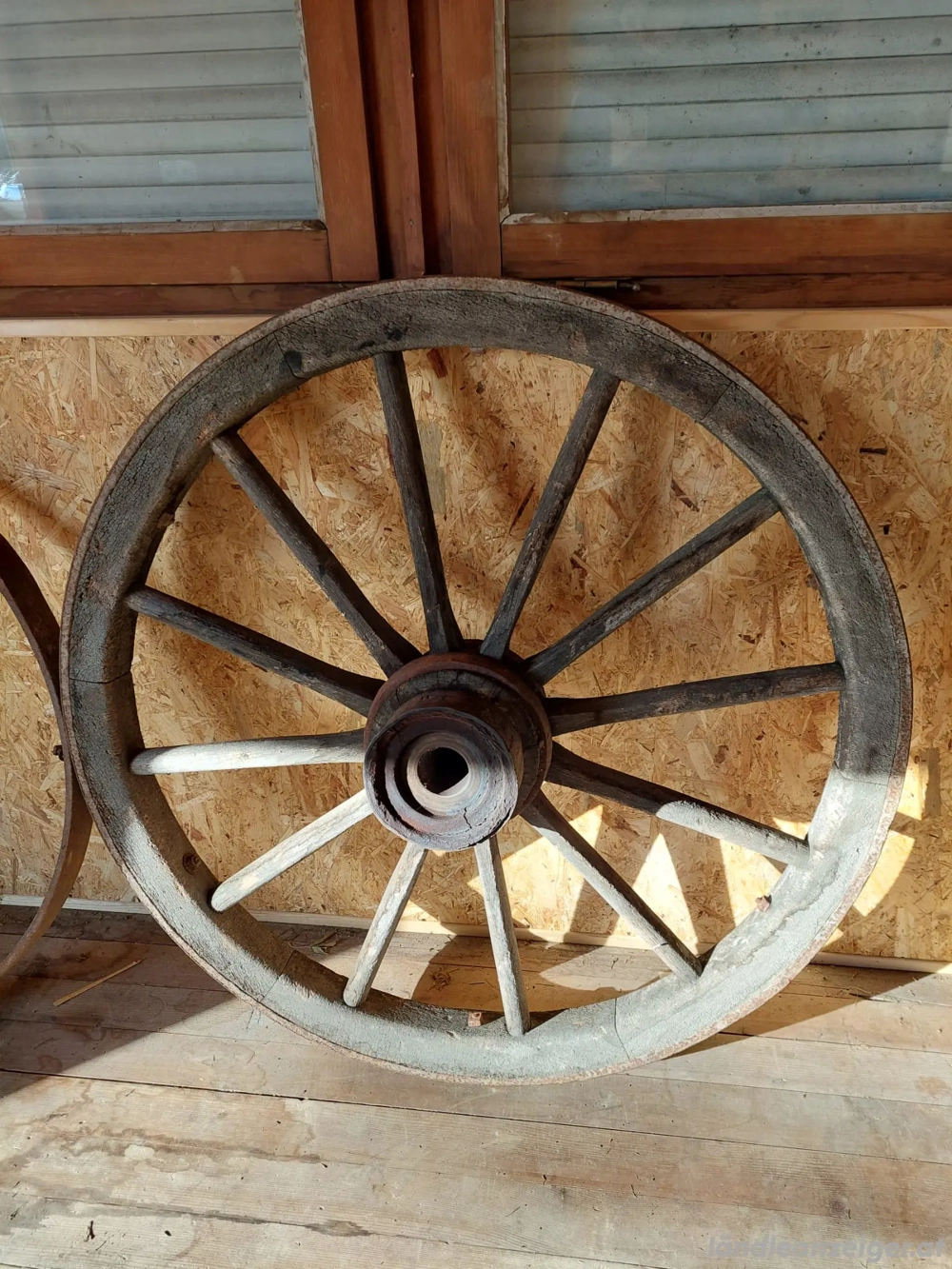 Wagenrad aus Holz ca. 110cm