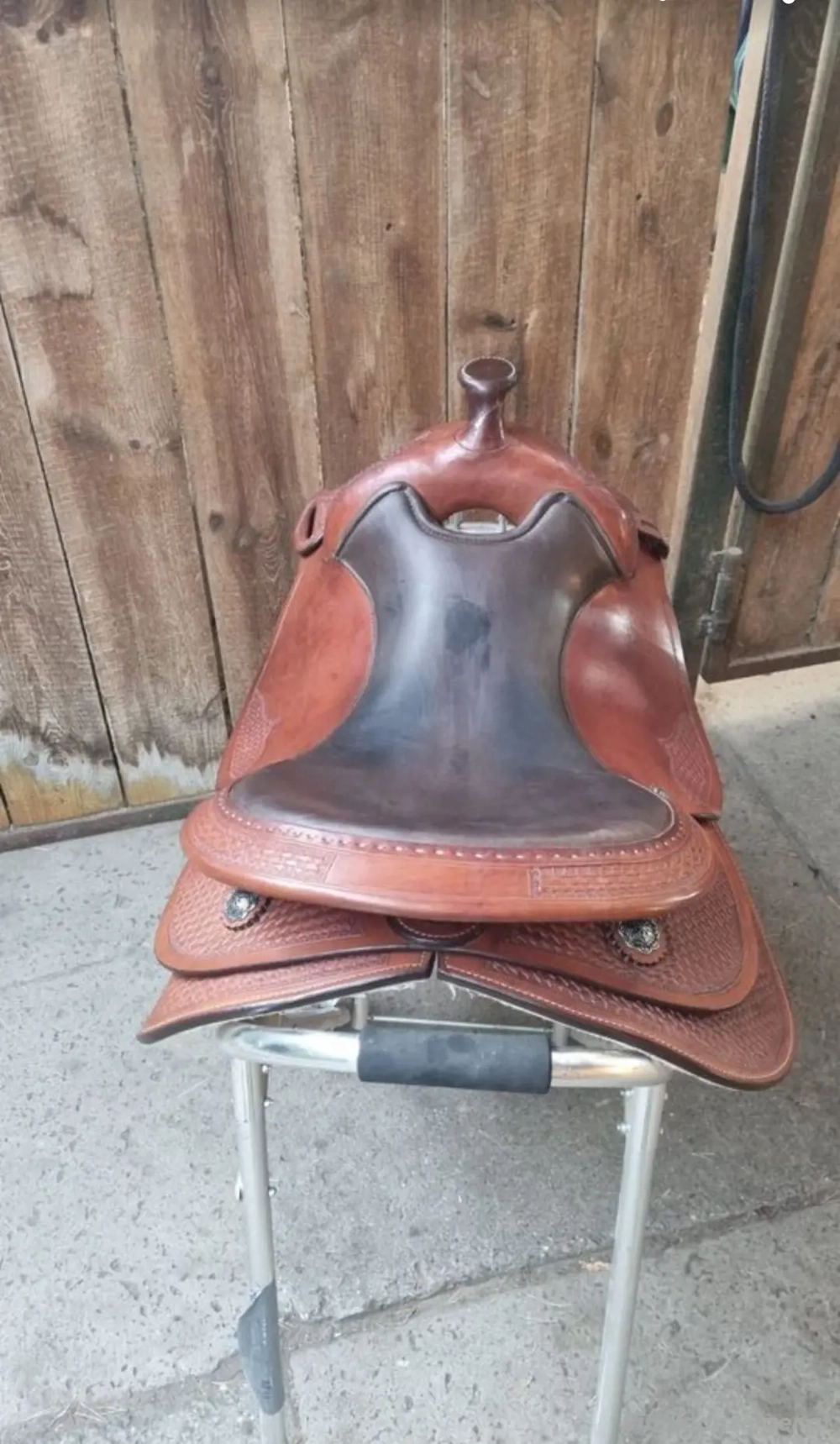 Continental Equiflex 74 Full Quarter Westernsattel 16" Castano