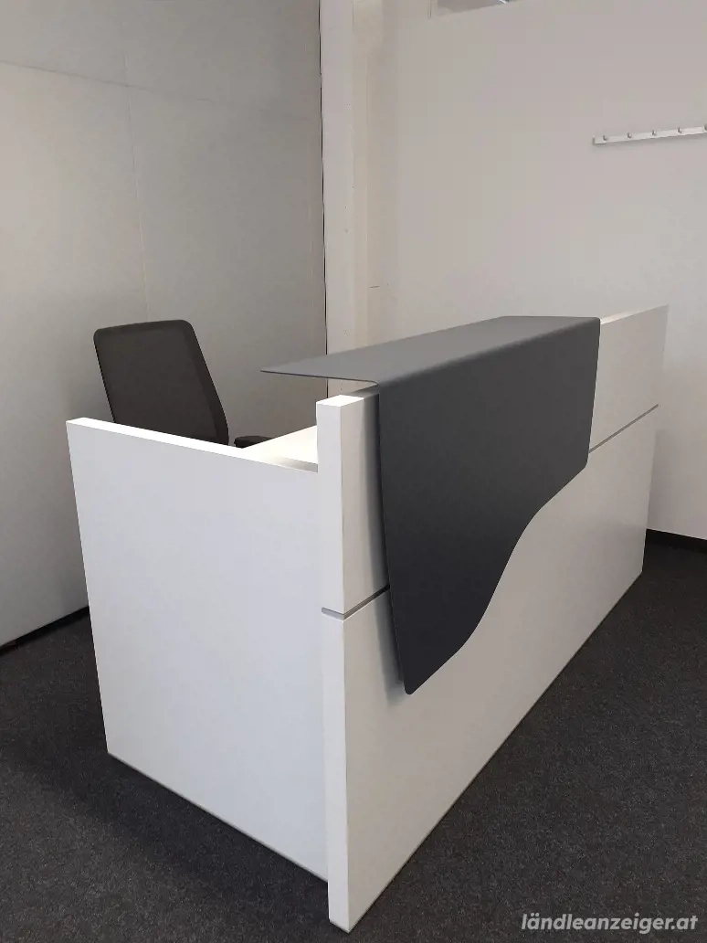 Empfangstheke Schreibtisch mit Rollcontainer