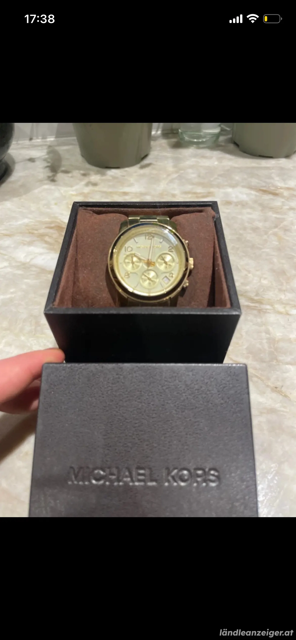 Goldene Uhr - Michael Kors