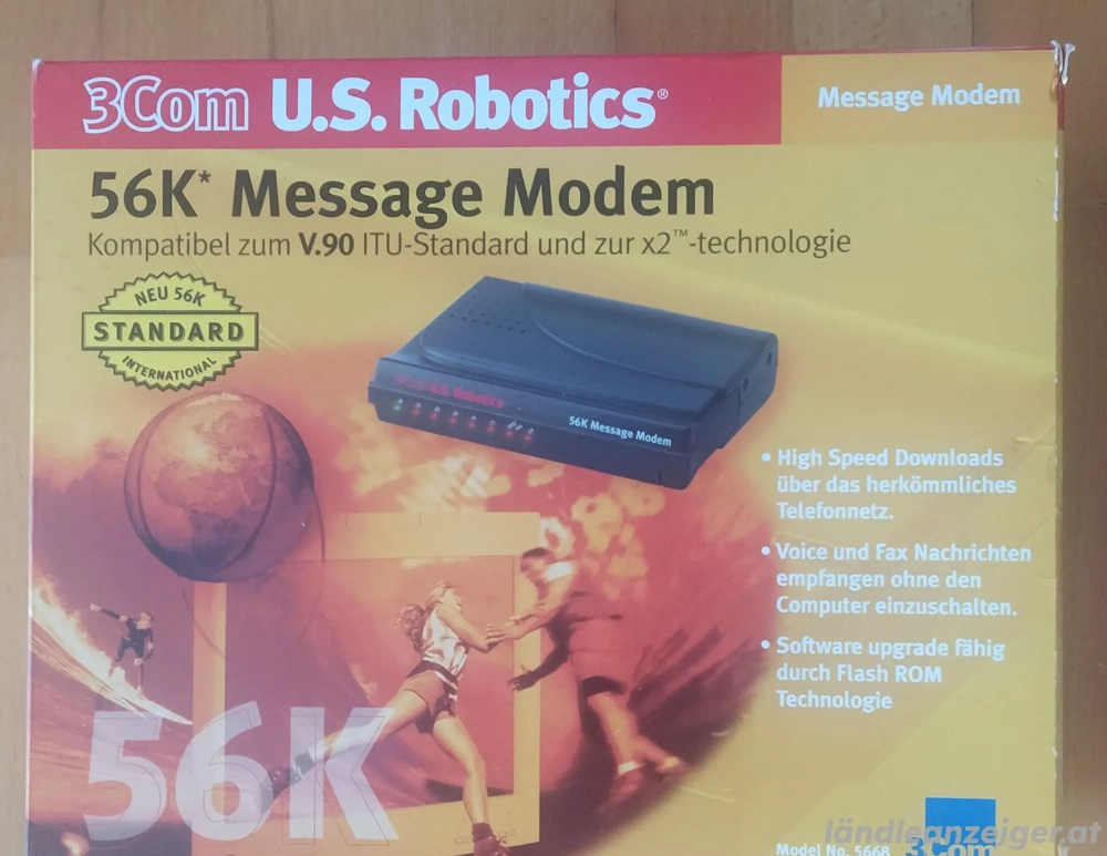 56 K Message Modem 3com