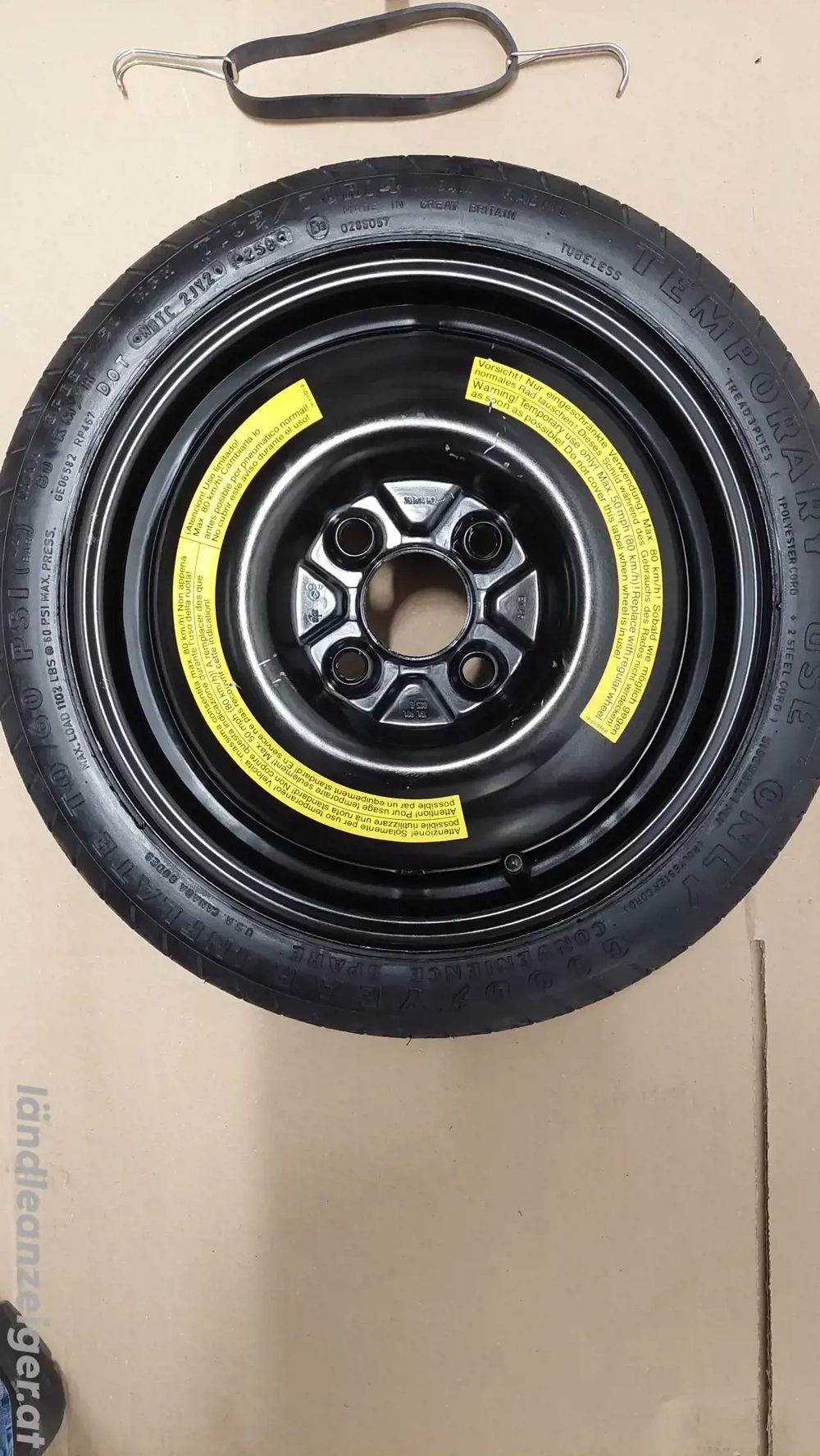 Notrad VW 4x100 Golf