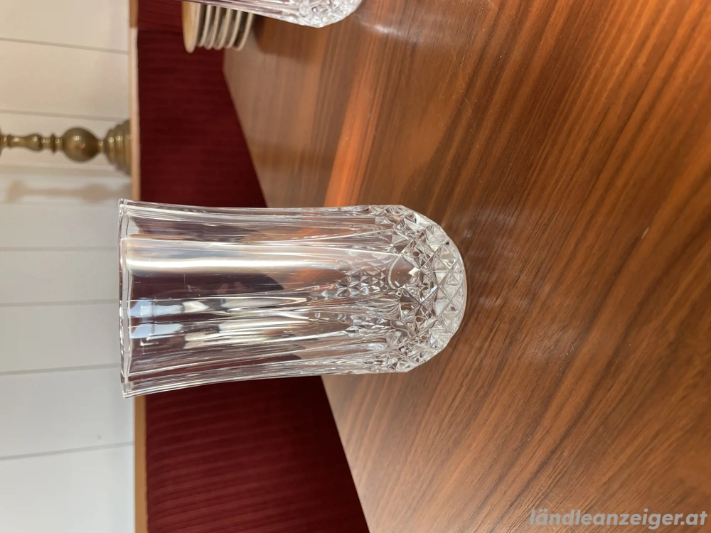 5 Stk. Wassergläser aus Kristallglas