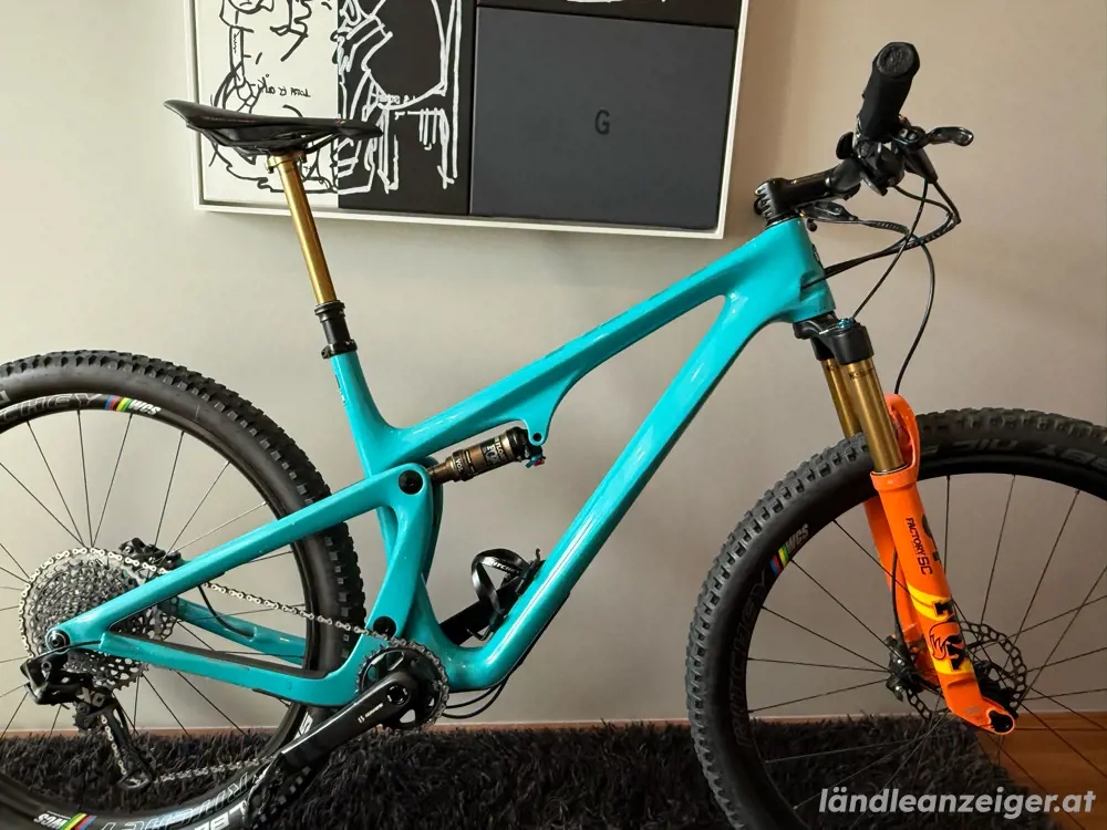 YETI SB100 T2 Turq Karbonfelgen Large