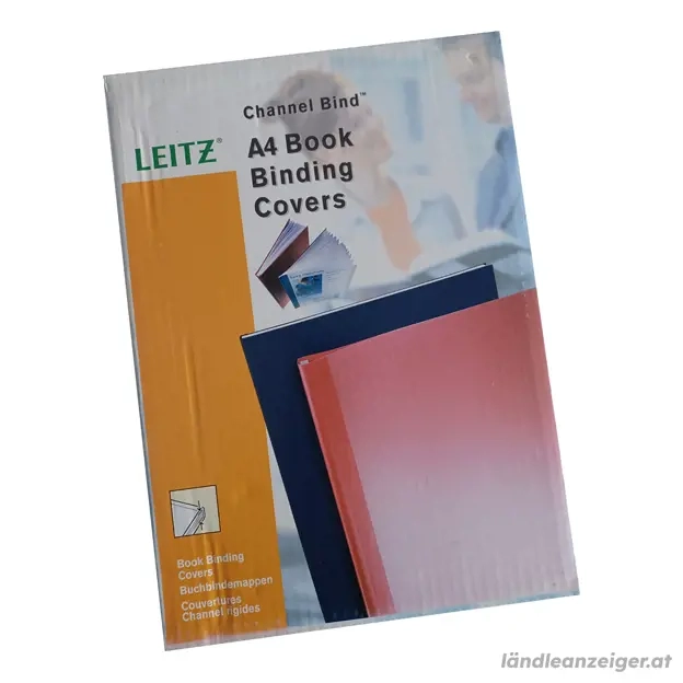 12 Stück Buchbindemappen A4   Hardcover - Leinenstruktur - Größe B