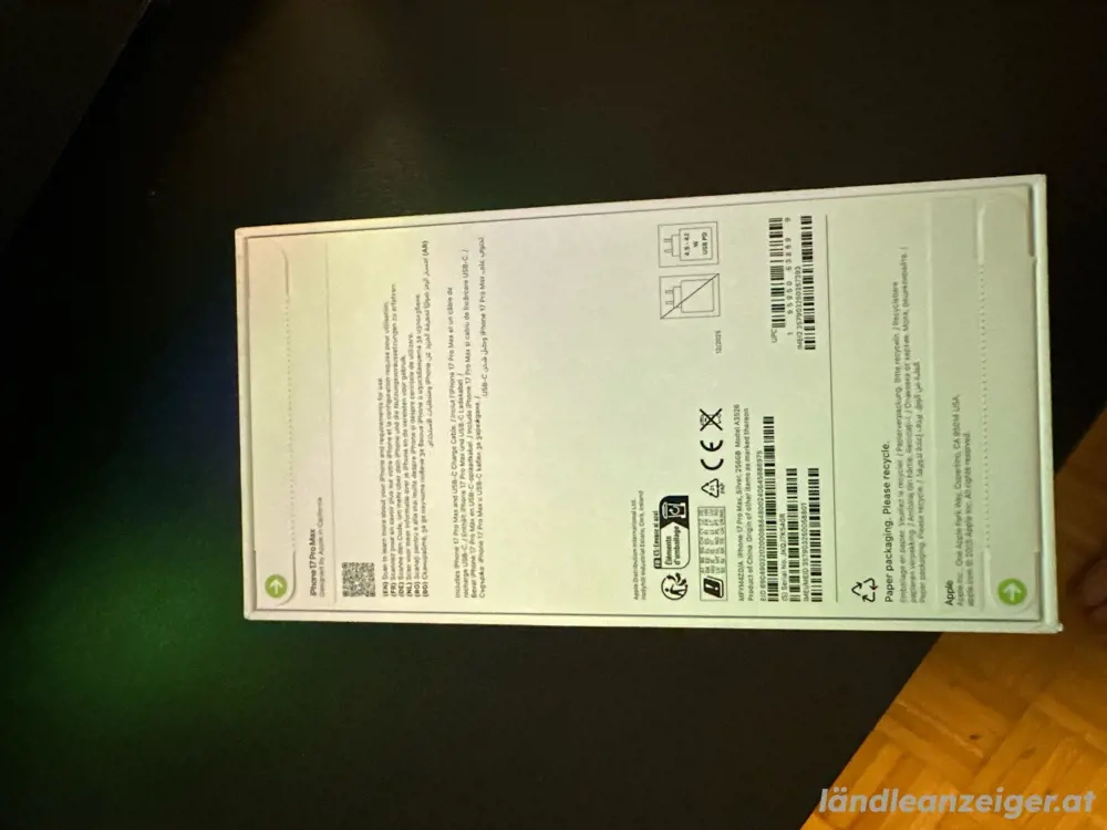 Iphone 17 Pro Max 256GB Silver