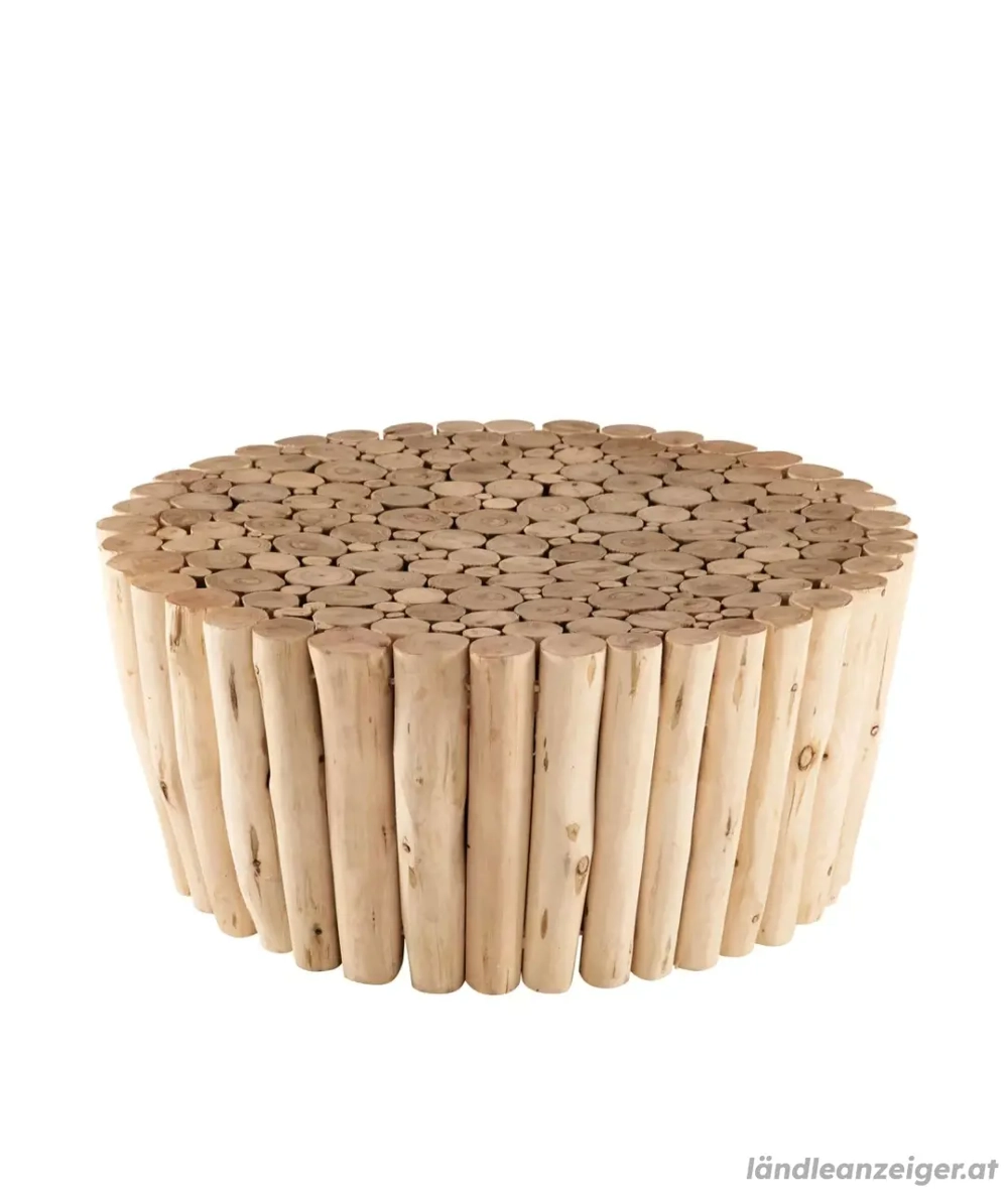 Beistelltisch Couchtisch aus Eukalyptusholz 