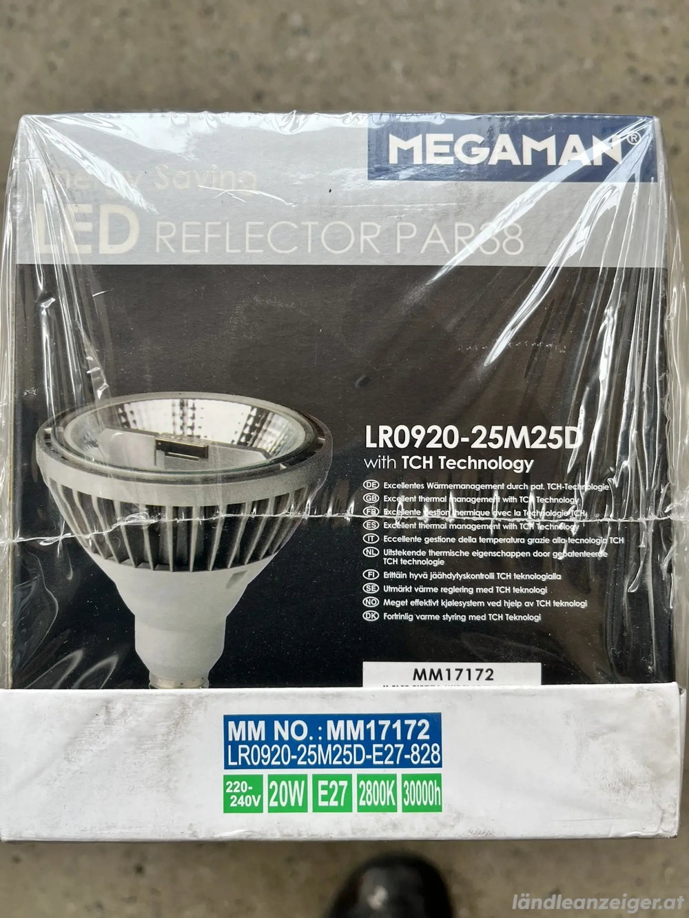 LED Reflector PAR 38 Megaman