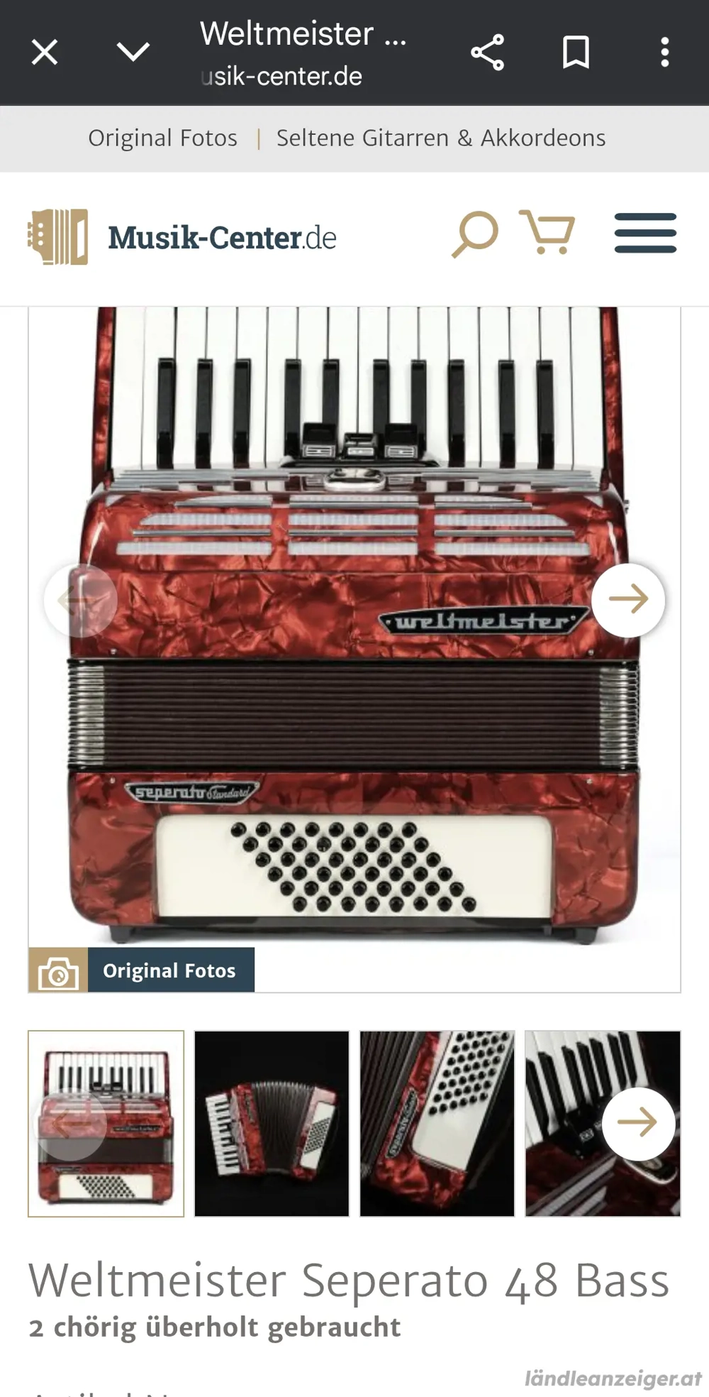 Weltmeister Seperato Harmonika