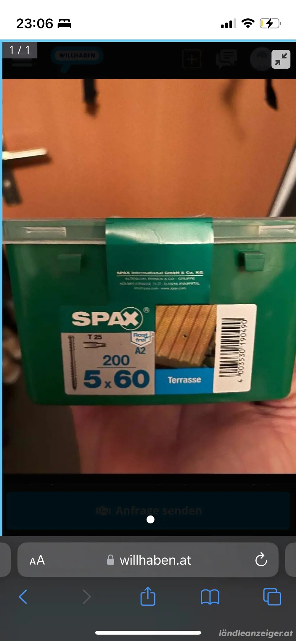 SPAX Terrassenschrauben A2 rostfrei 5x60 T25 - 200 Stück