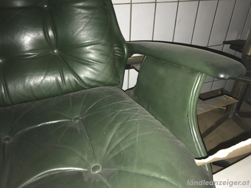 Schalensessel Echtleder