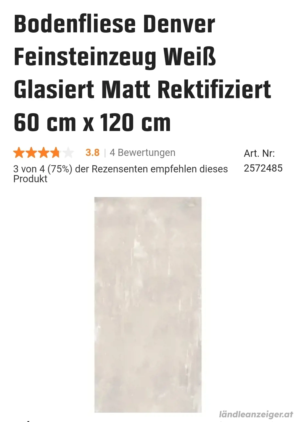 2x große Fliesen  noch verpackt