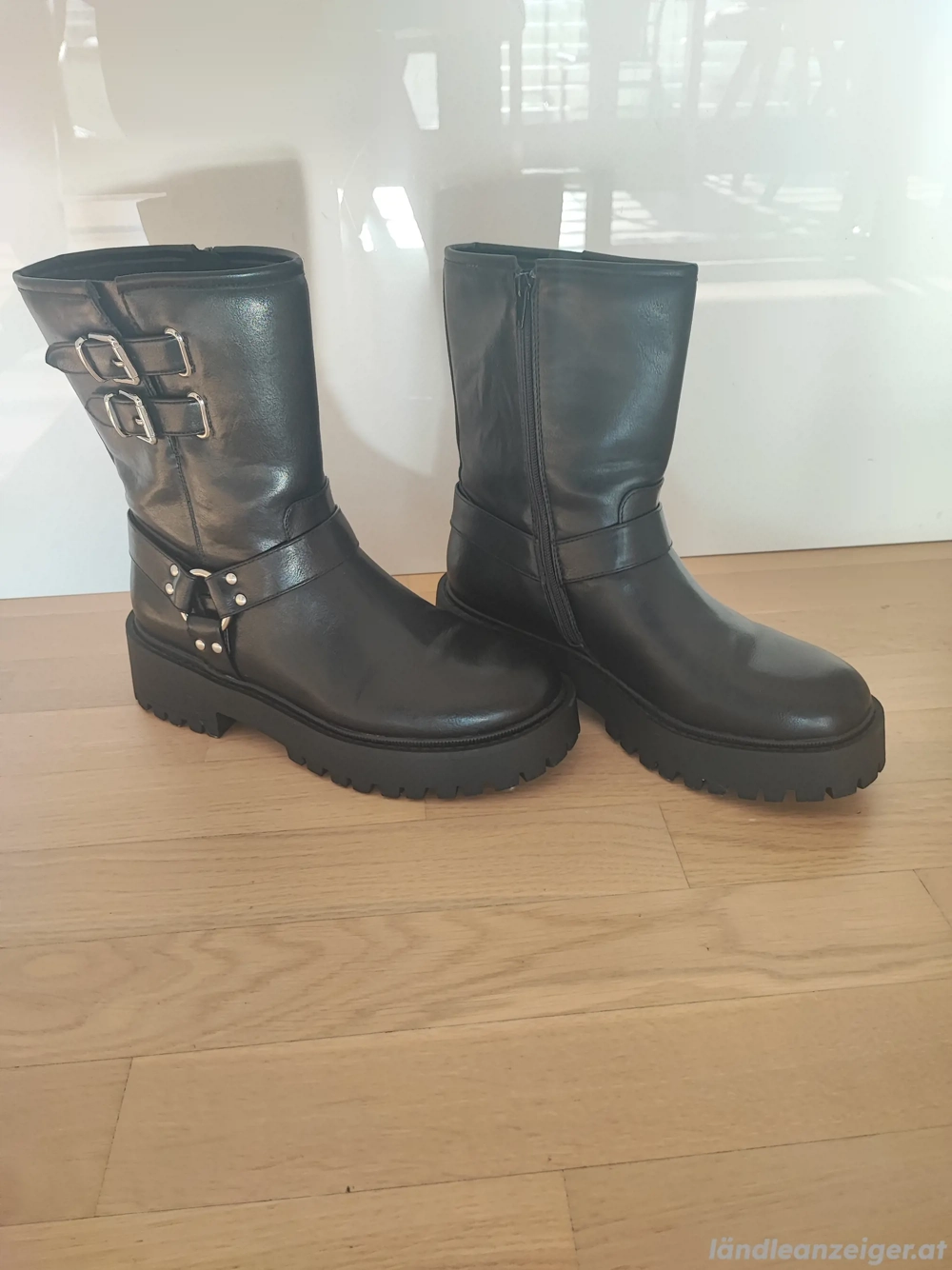 Biker Boots Gr. 42 (nur 1x getragen)