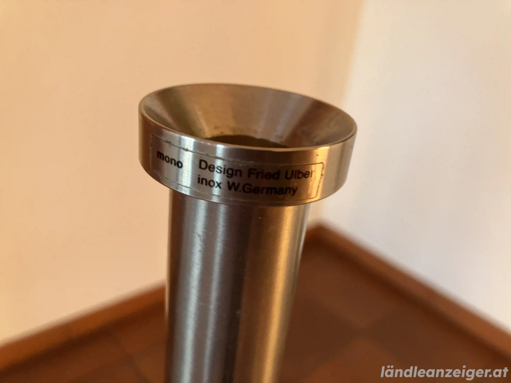 Designer Kerzenständer Edelstahl 2 Stück