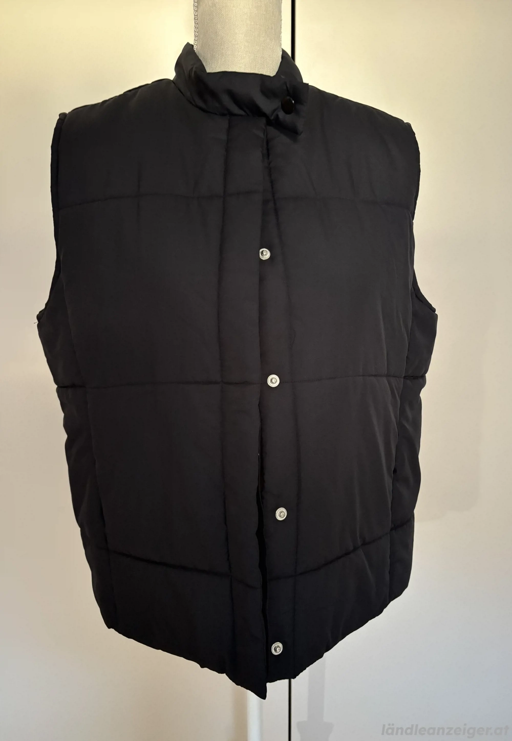 Schwarze Damen Steppweste