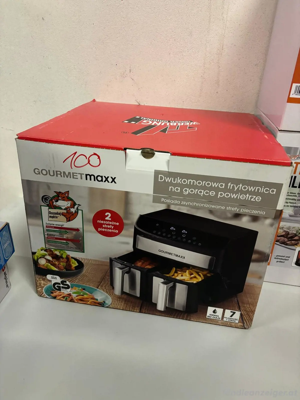 Heißluft-Fritteuse 2-Kammer