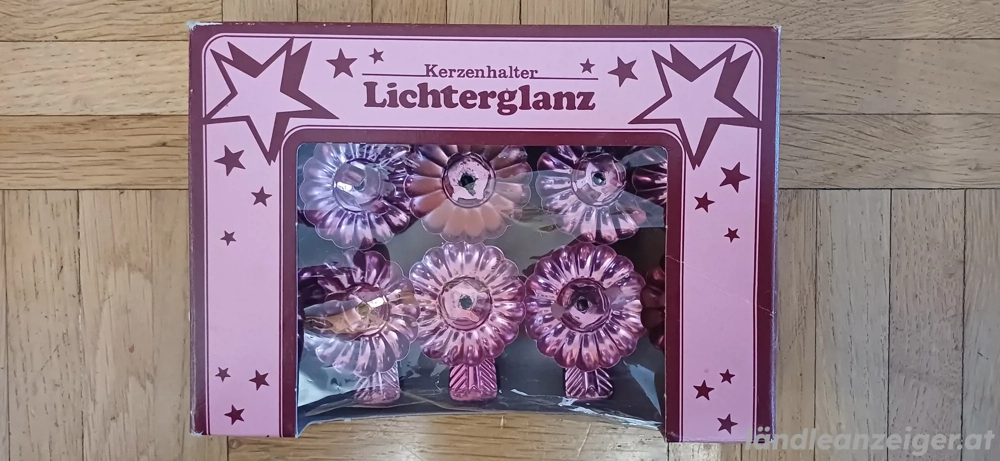 10 Stück Kerzenhalter für Weihnachten im Lichterglanz