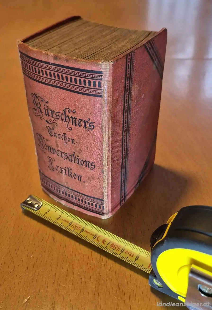 Faszinierende Zeitgeschichte: Taschen-Konversations-Lexikon von 1889