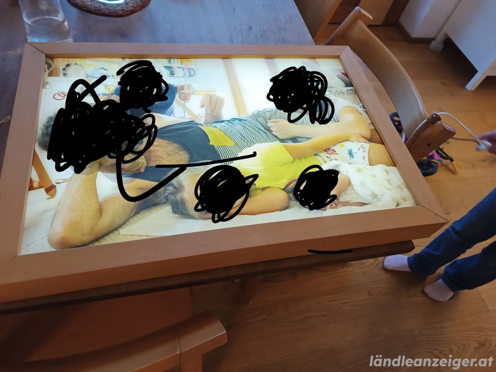 Bilderrahmen mit Hintergrund Beleuchtung 