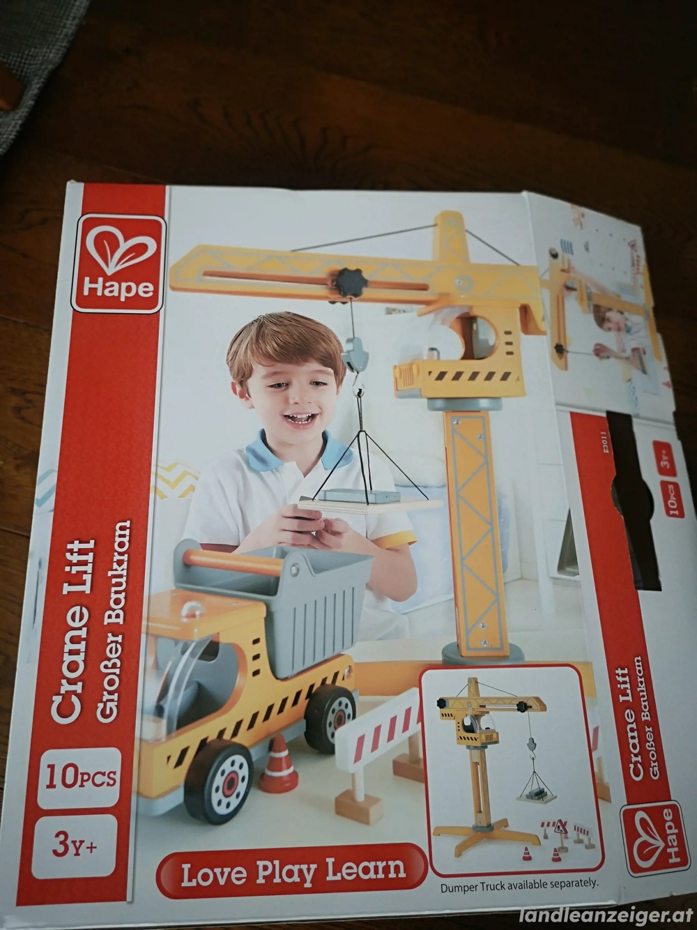 Hape Baukran aus Holz 