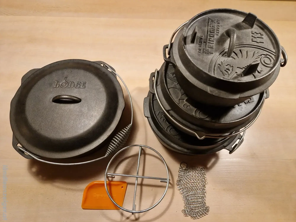 Set Dutch Ofen, Gusseisen