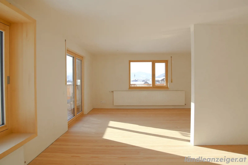 3-Zimmer Wohnung mit Garten und Balkon in Hittisau