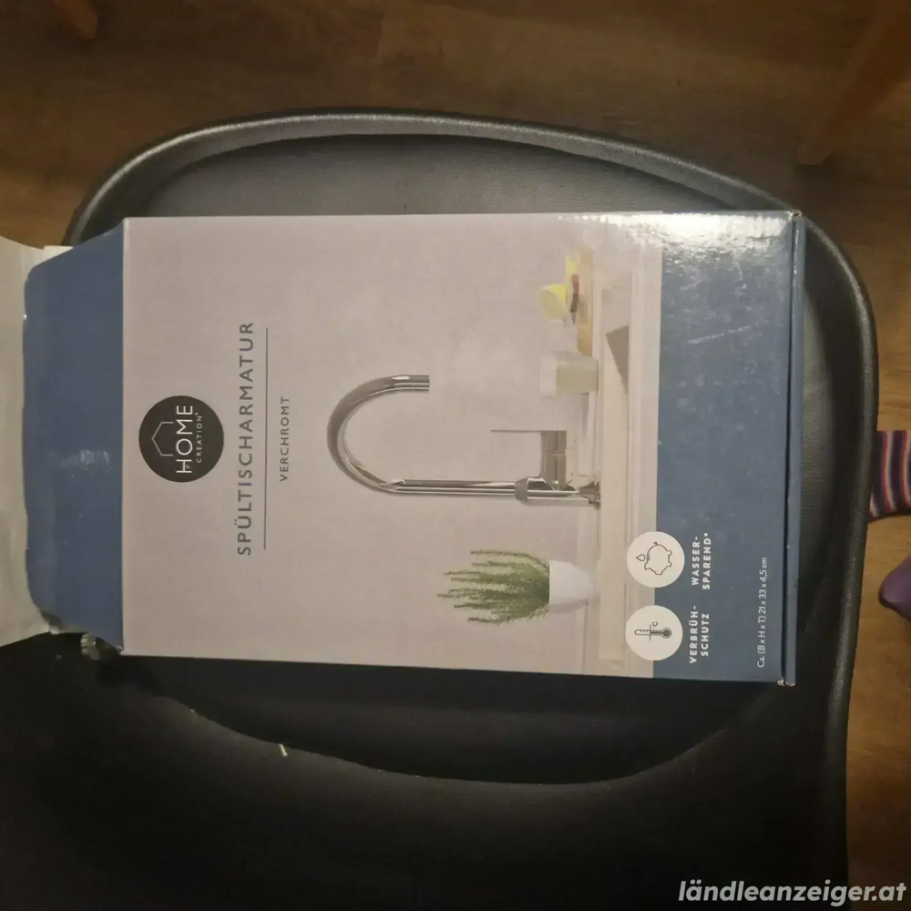 Spühltischarmatur verchromt NEU