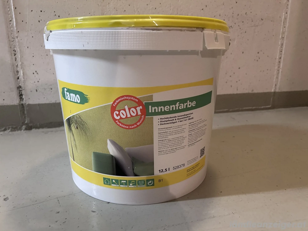 Wandfarbe nach Farrow & Ball Skimming Stone