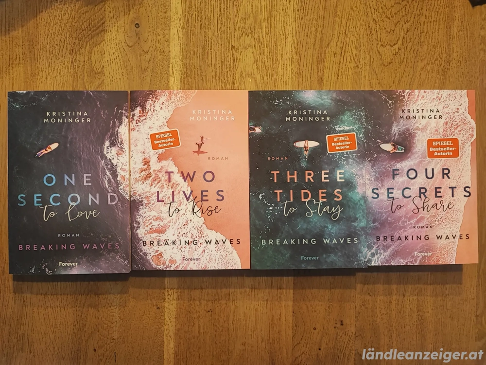 Breaking Waves-Reihe Band 1-4 mit lim. Farbschnitt Neu 