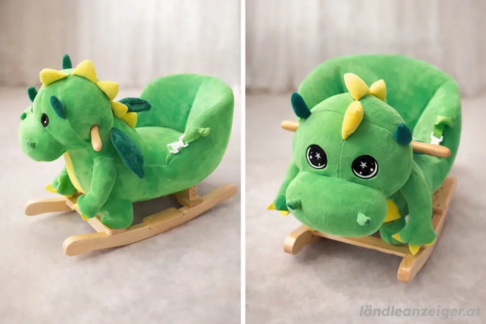 Schaukelpferd Schaukeltier süsser Drache