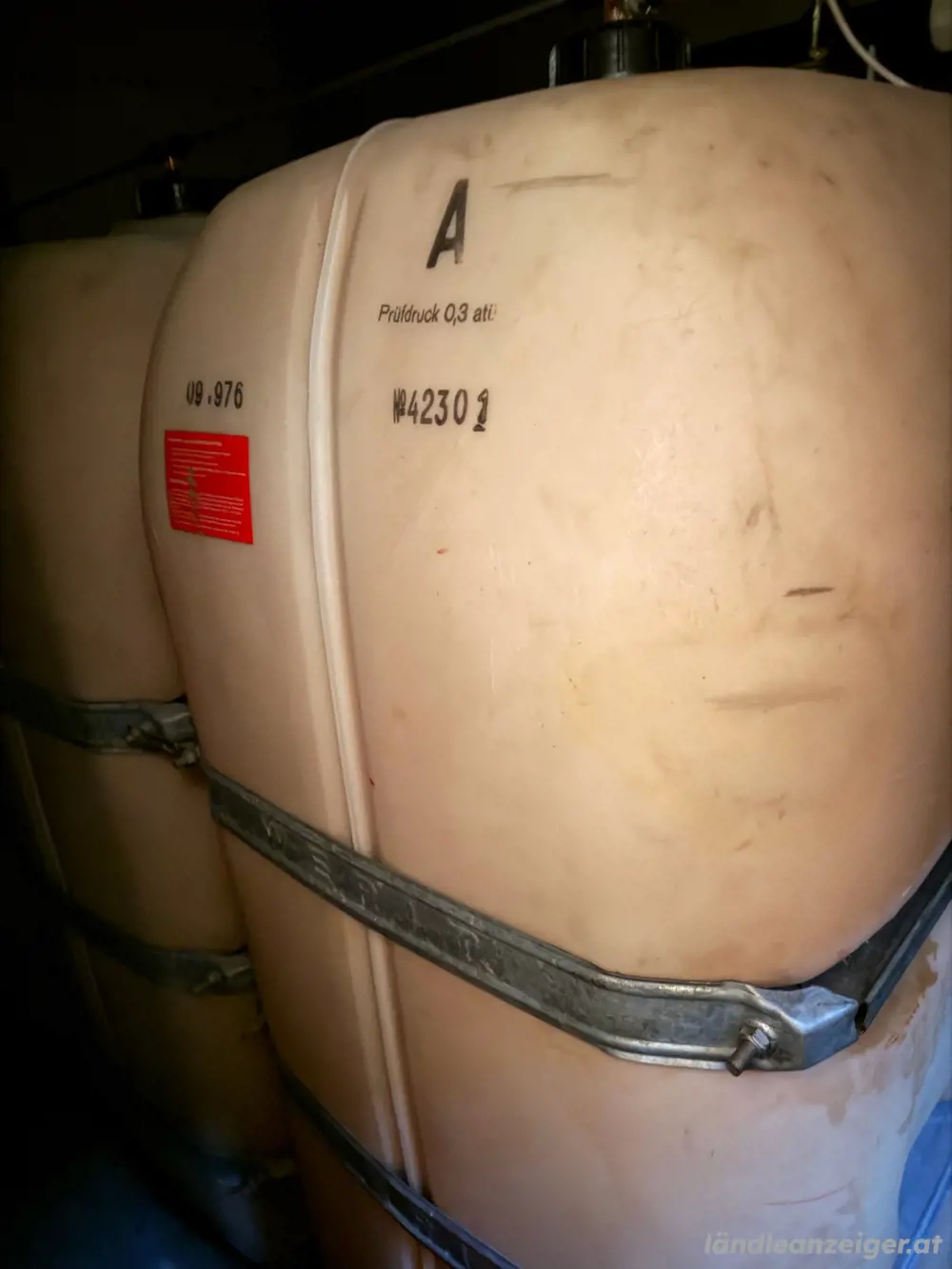 öl tank zu verschenken