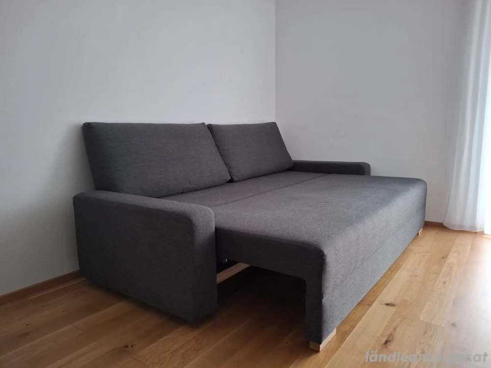 3er Bettsofa dunkelgrau, IKEA GRÄLVIKEN 