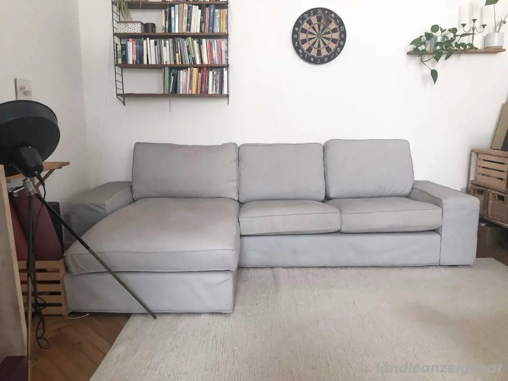 kivik Sofa Ikea hellgrau, sehr bequem, Ecksofa