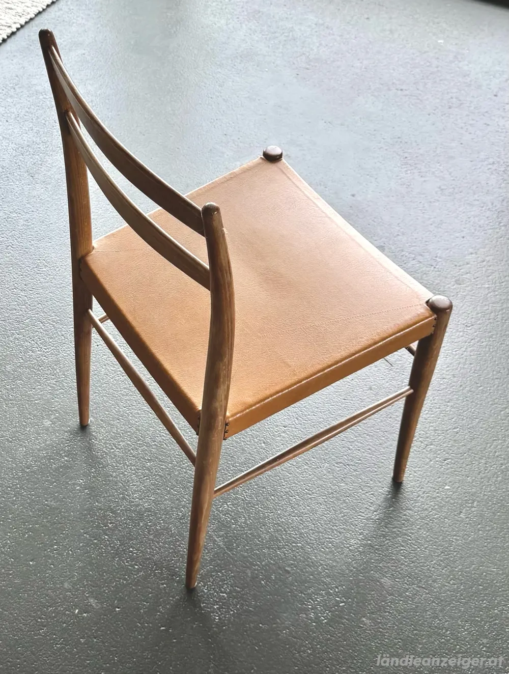 4 Stk. vintage Sessel Senfgelb