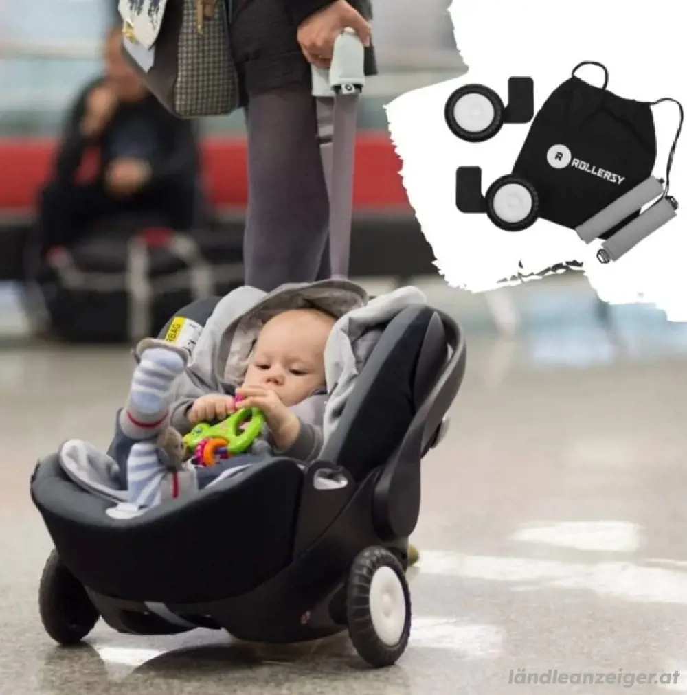 Neue Räder für Babyschale