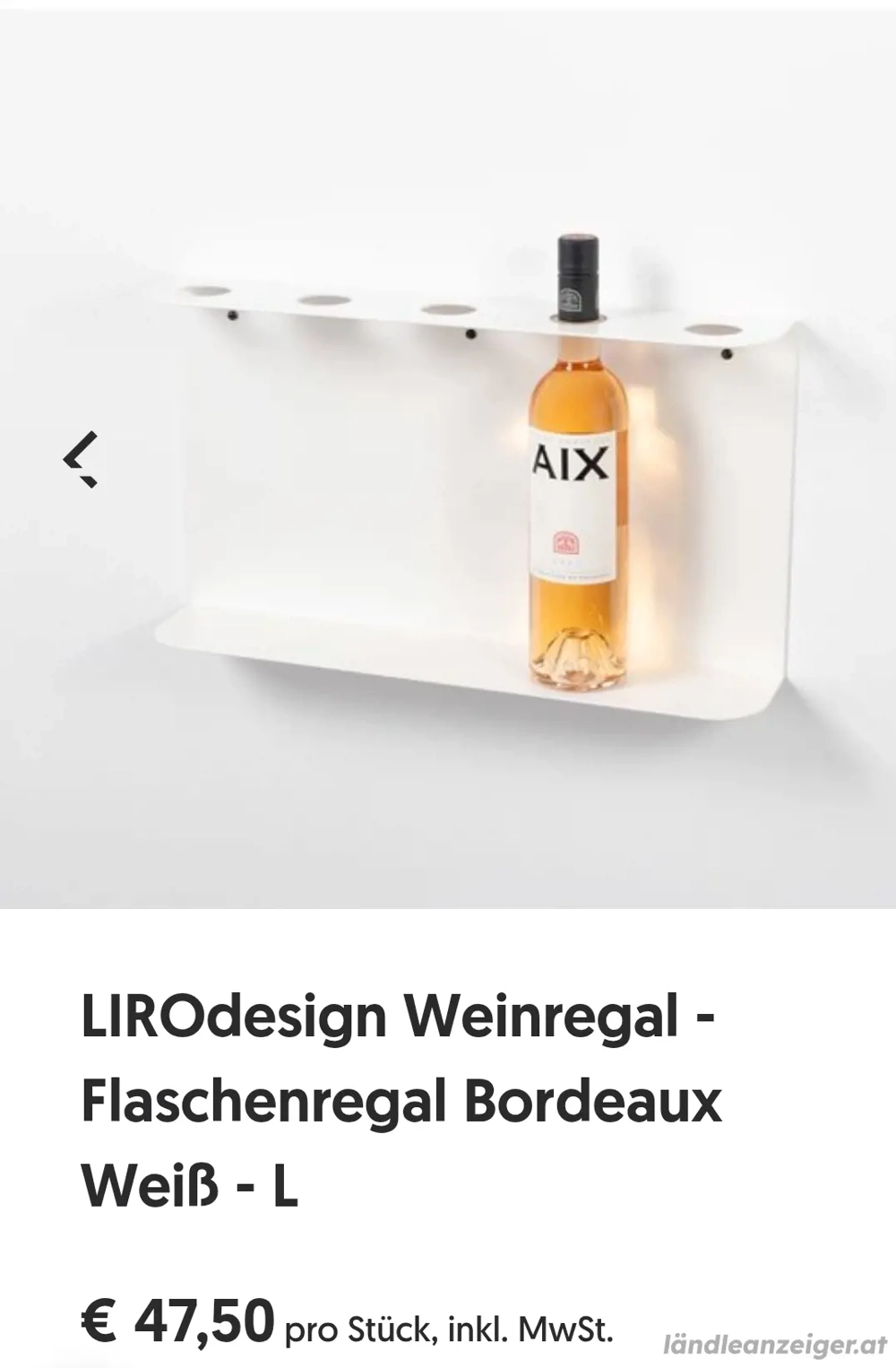 Flaschenregal