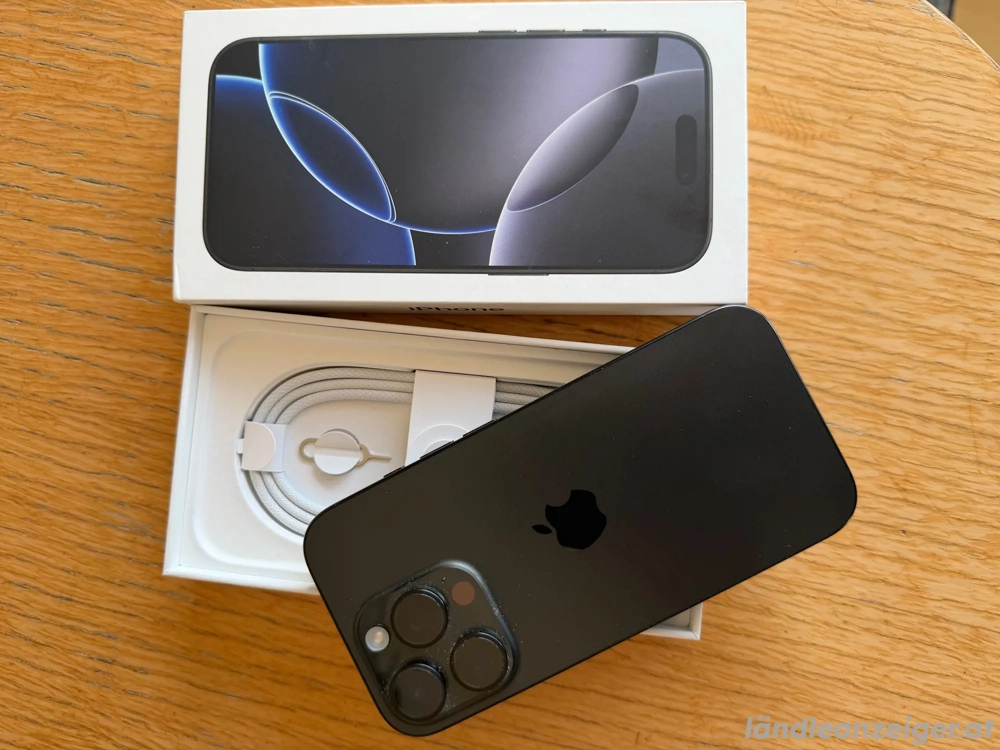 Iphone 16 Pro - 256 GB schwarz - TOP Zustand
