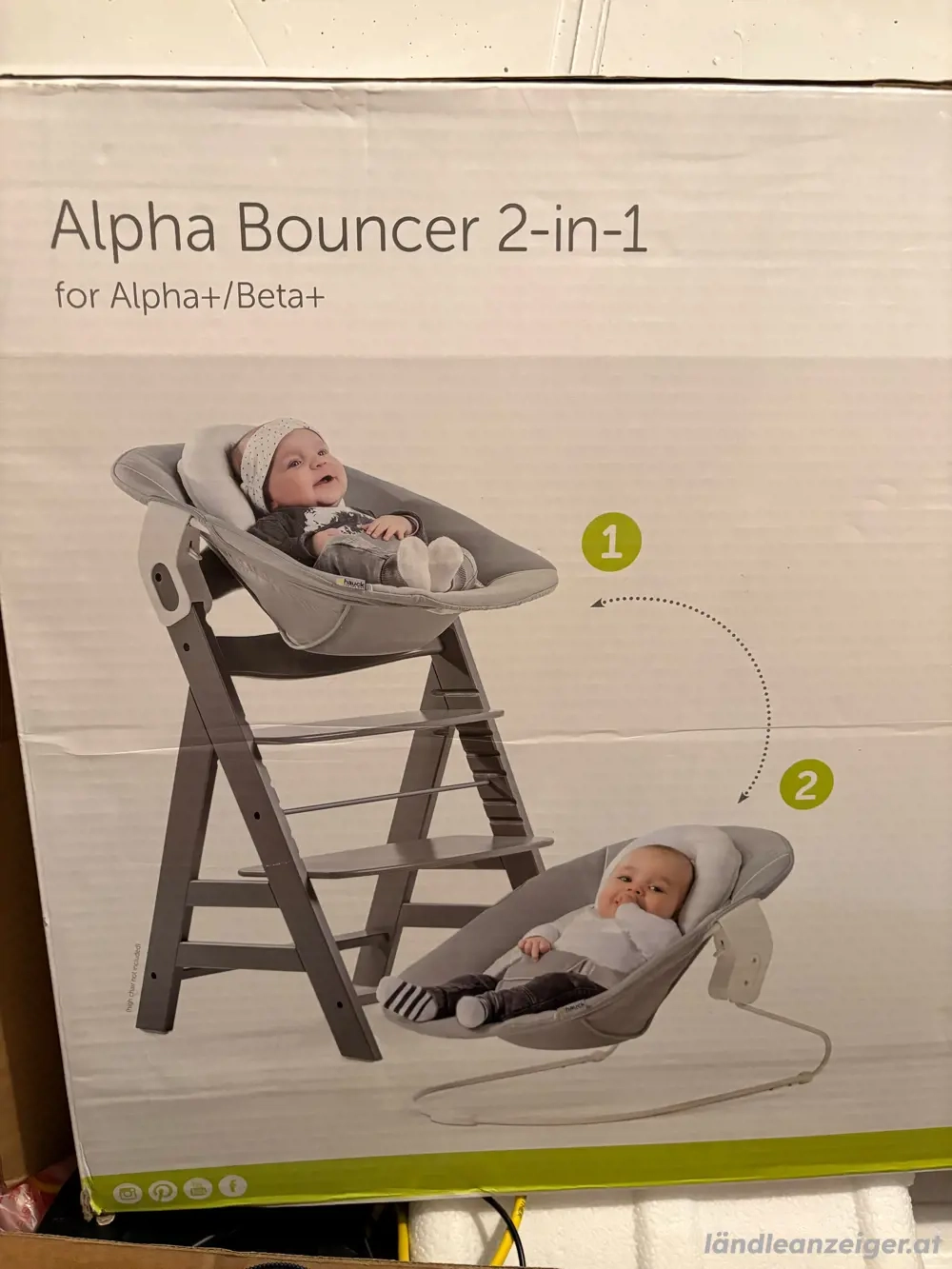 babywippe für hauck hochstuhl