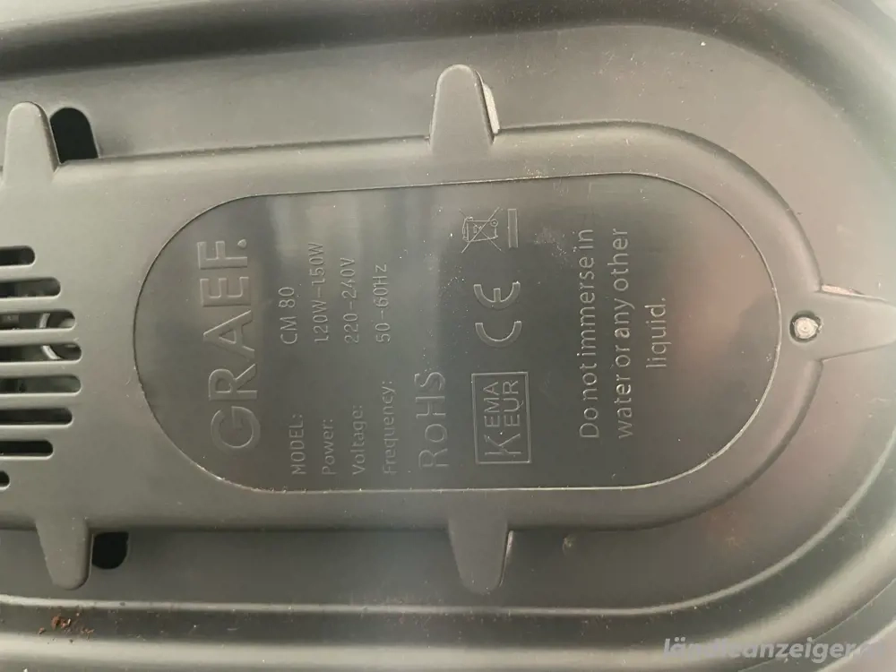 Kaffeemühle Grinder Graef CM80