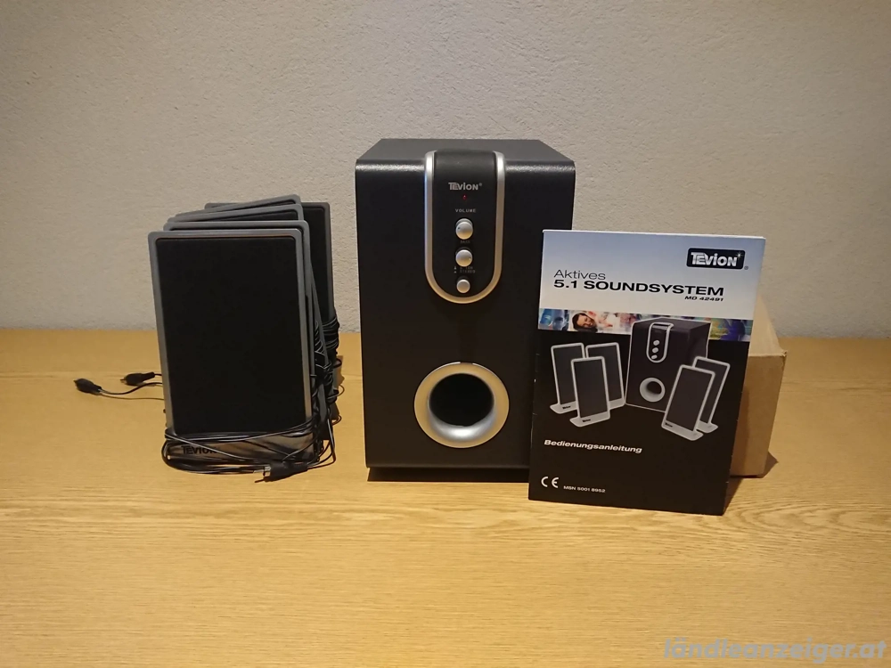 Tevion 5.1 Sondsystem, Pc  Lautsprecher
