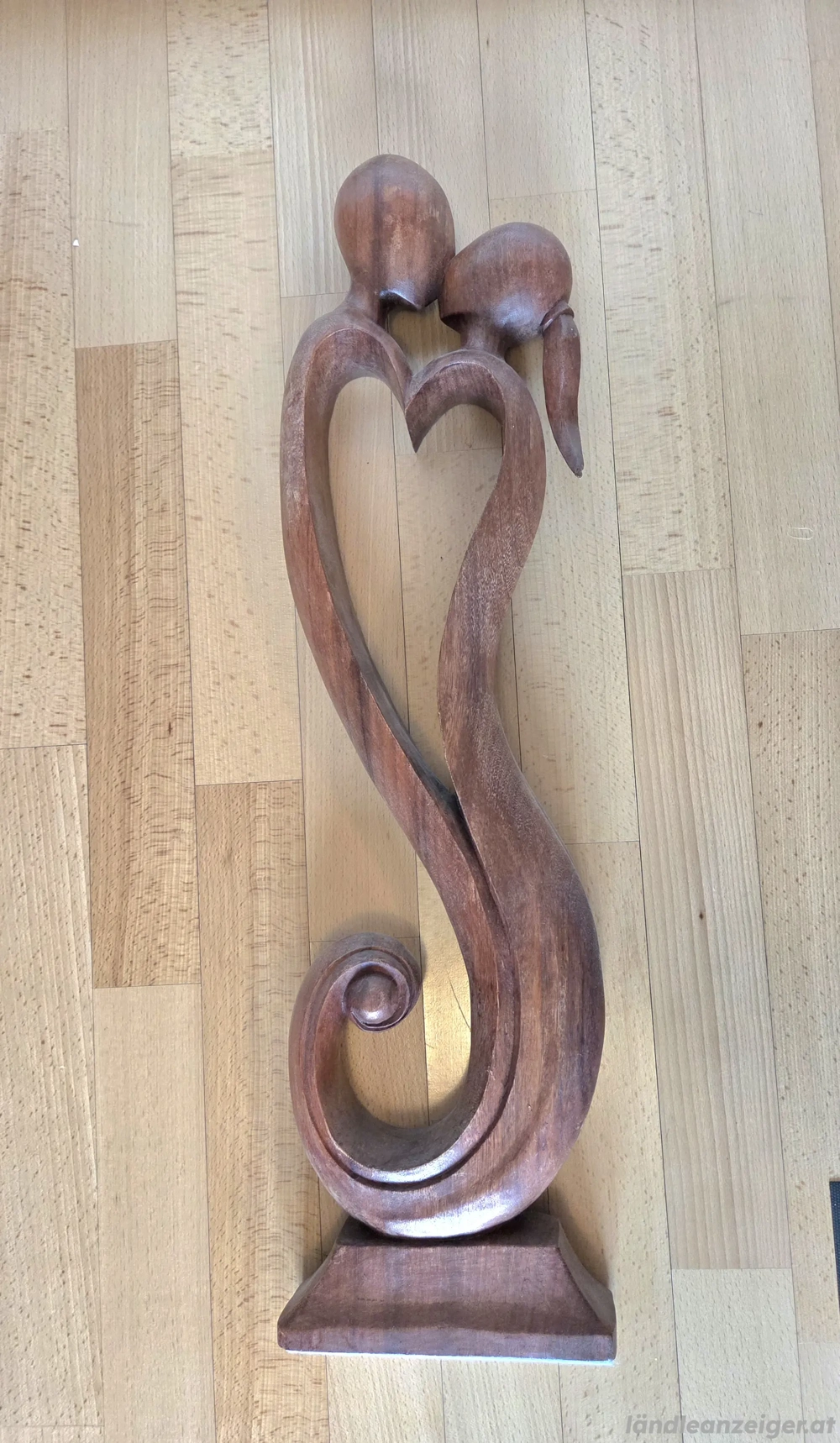 Holzfigur Liebespaar