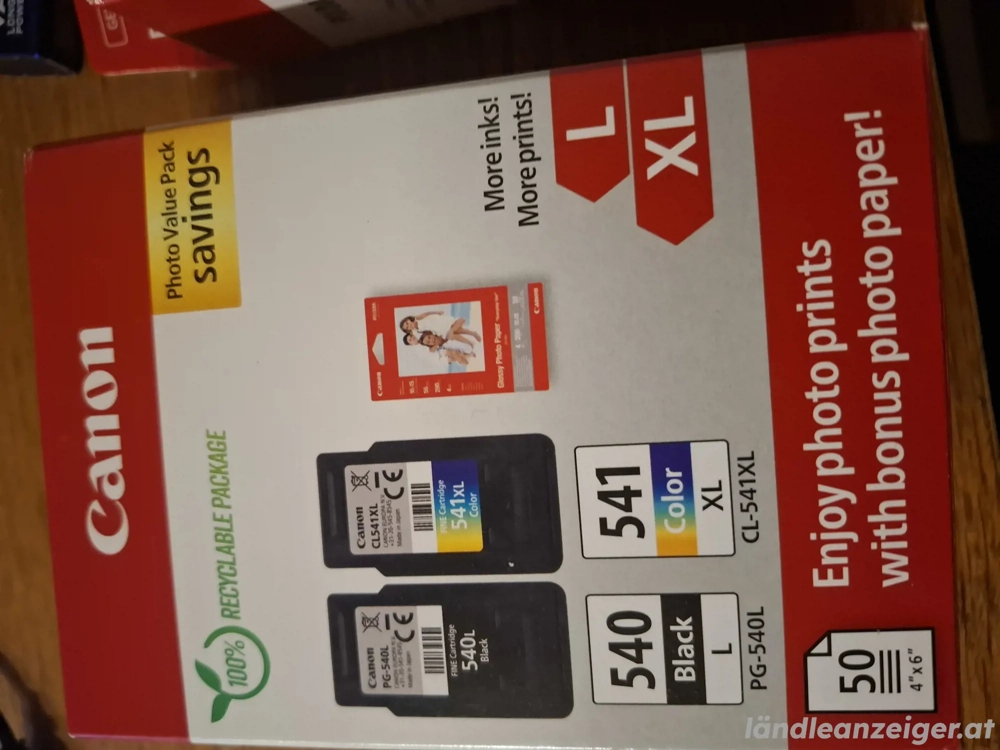 Tintenpatronen Canon 540   541