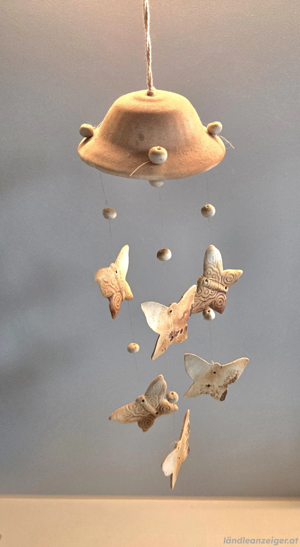 Windspiel mit Schmetterlingen