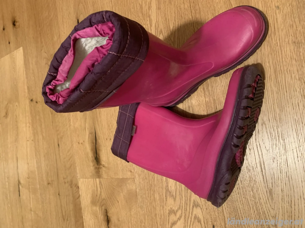 Gefütterte Gummistiefel Größe 32
