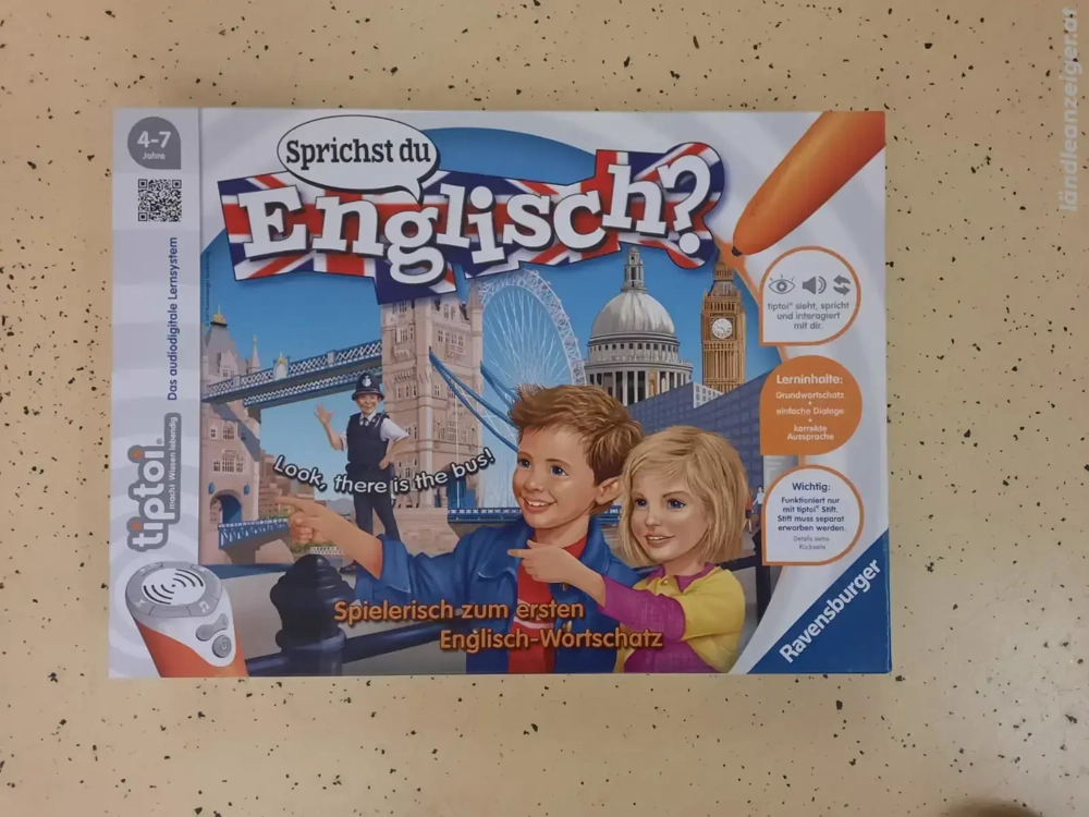 Tiptoi Spiel "Sprichst du Englisch"