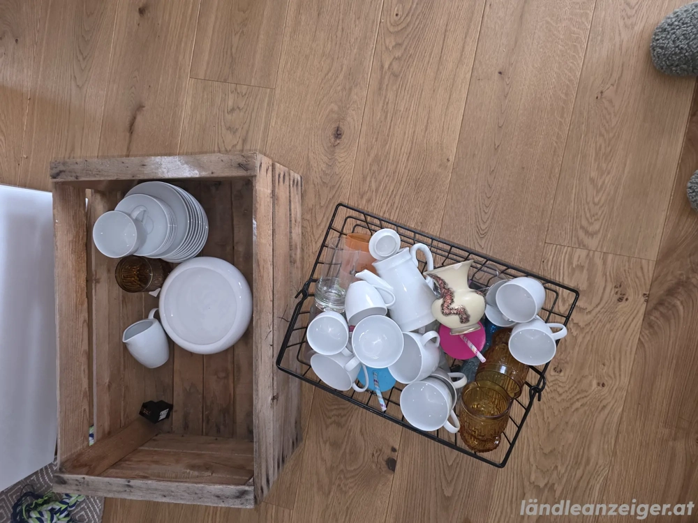 Geschirr zu verschenken 