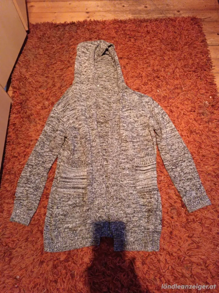 Herren Strickweste XL. m. Kapuze 