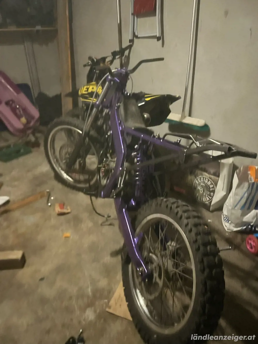 Aprillia setup rahmen mit motor