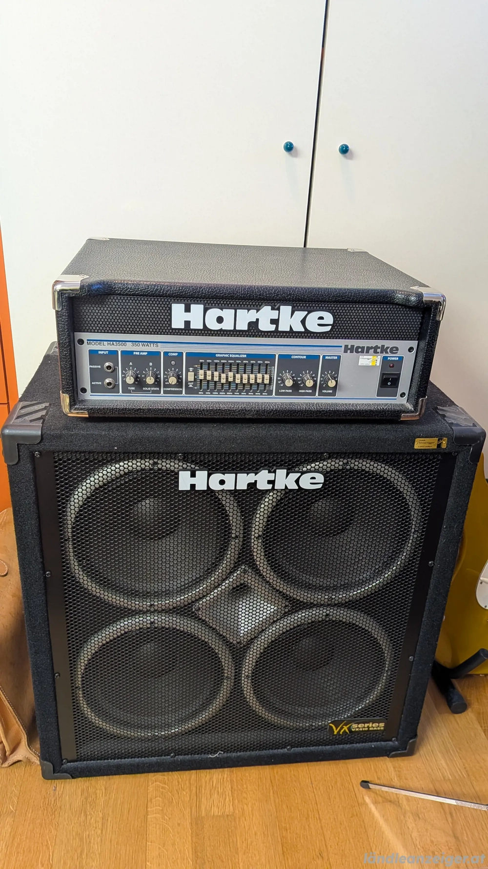 Hartke 3500 Bass Verstärker und Vorverstärker inkl. VX410 Bassbox